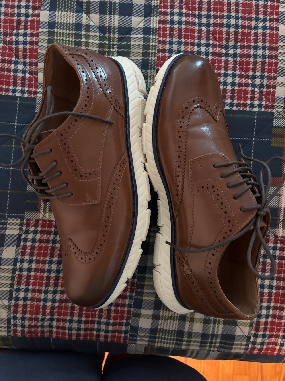 Sonoma Brown Wingtip Derby Sneakers